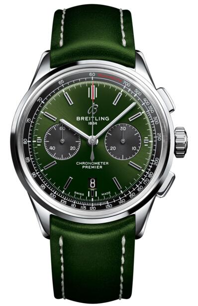 Breitling replica AB0118A11L1X1 Premier B01 Chronograph 42 Bentley British Racing Green watch